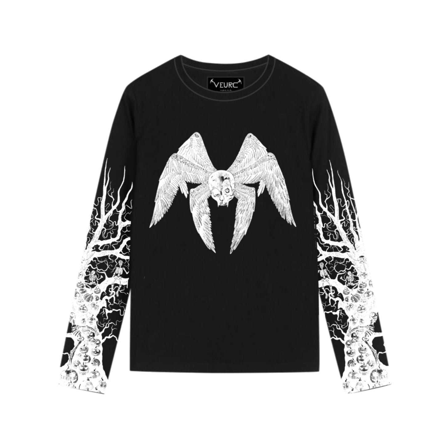 VEURC Skull LONG SLEEVE TEE